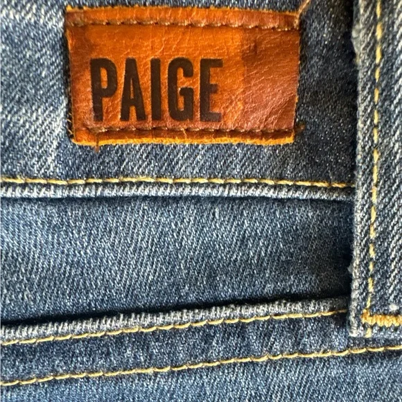 PAIGE Monica Skyline Mid-Rise Ankle Peg Denim Jeans, Size 31. - Picture 8 of 13